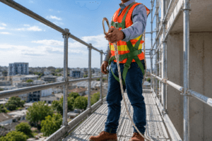 formation travail en hauteur et port du harnais antichite r431 sur lorient
